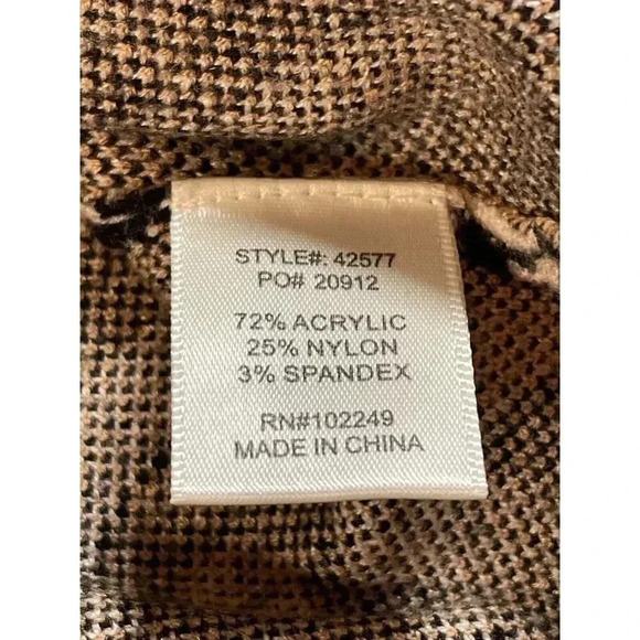 Skies Are Blue Women's Cheetah Print Sweater SIZE-SMALL - Picture 5 of 7